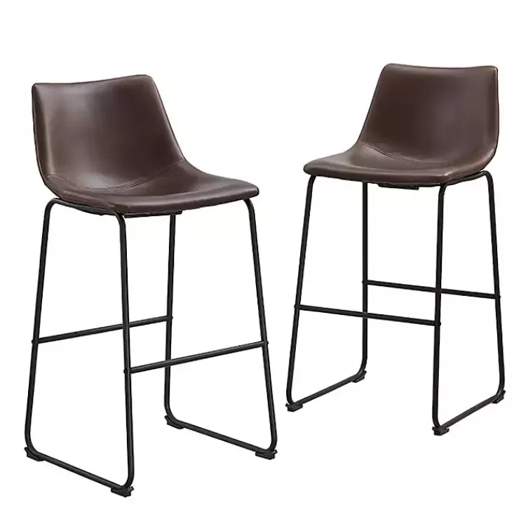 Faux Leather Bar Stools, Set of 2>Kirklands Home Sale