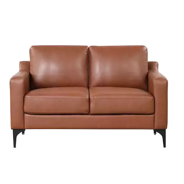 Faux Leather Fletcher Loveseat>Kirklands Home Outlet