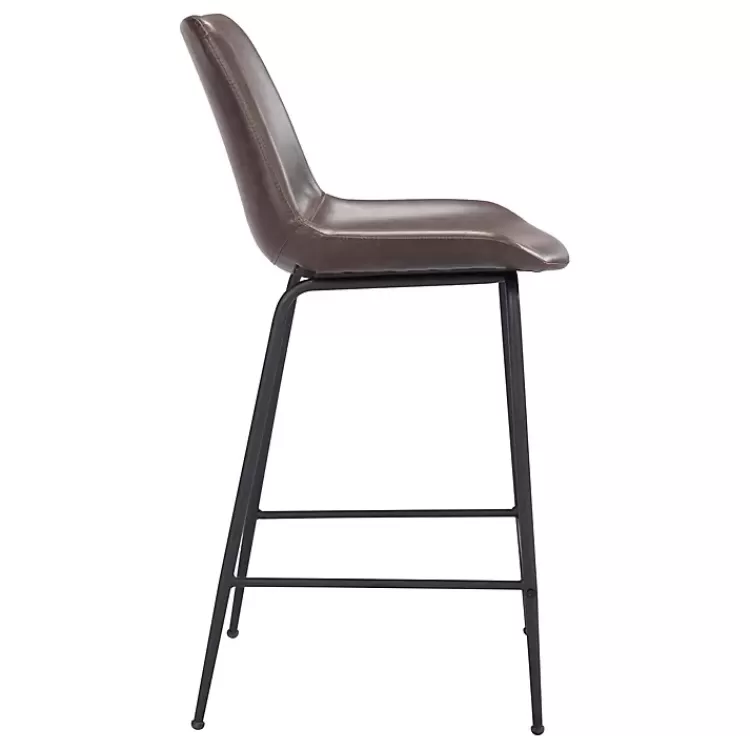 Faux Leather Highback Counter Stool>Kirklands Home New