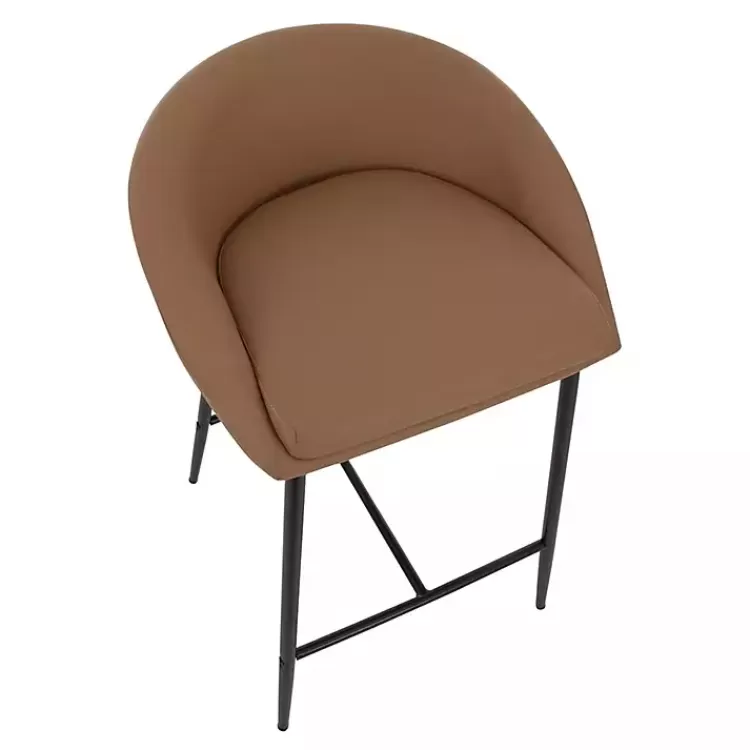brown_faux_leather_low_counter_stools_set_of__6.webp Faux Leather Low Counter Stools, Set of 2>Kirklands Home Hot