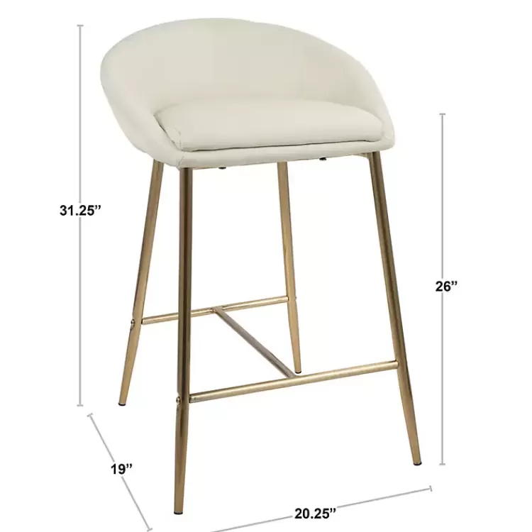 brown_faux_leather_low_counter_stools_set_of__7.webp Faux Leather Low Counter Stools, Set of 2>Kirklands Home Hot