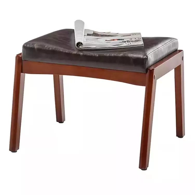 brown_faux_leather_natasha_ottoman_stool_2.webp Faux Leather Natasha Ottoman Stool>Kirklands Home Best