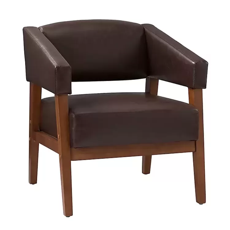 Faux Leather Nicki Accent Chair>Kirklands Home Online