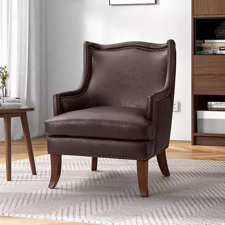 Faux Leather Ophelia Accent Chair>Kirklands Home New
