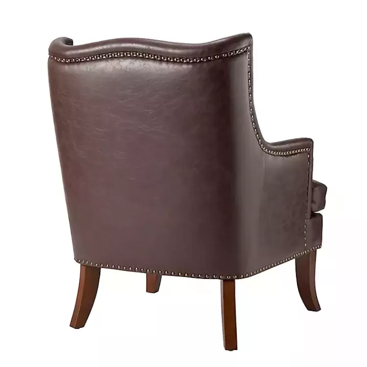 brown_faux_leather_ophelia_accent_chair_4.webp Faux Leather Ophelia Accent Chair>Kirklands Home New