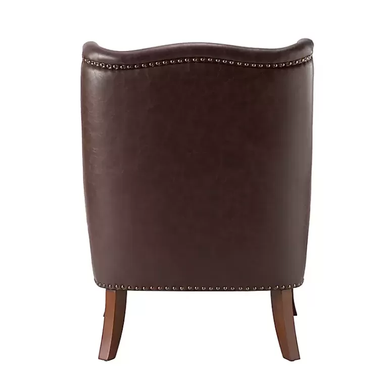 brown_faux_leather_ophelia_accent_chair_5.webp Faux Leather Ophelia Accent Chair>Kirklands Home New