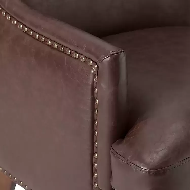 brown_faux_leather_ophelia_accent_chair_6.webp Faux Leather Ophelia Accent Chair>Kirklands Home New