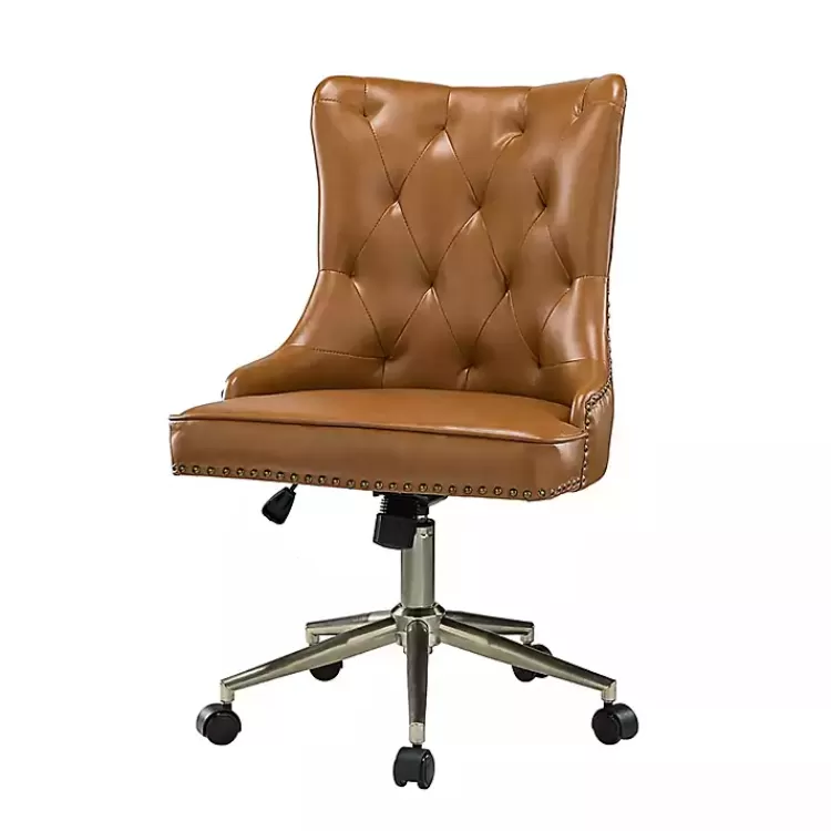 Faux Leather Tufted Back Office Chair>Kirklands Home Best