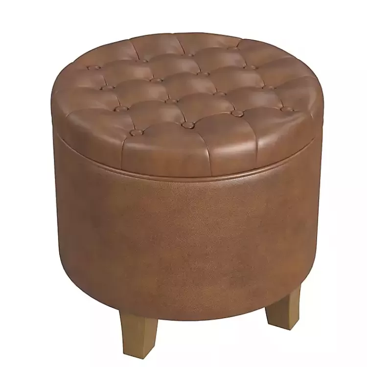 brown_faux_leather_tufted_storage_ottoman_2.webp Faux Leather Tufted Storage Ottoman>Kirklands Home Shop