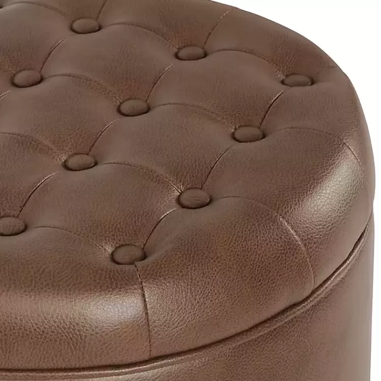 brown_faux_leather_tufted_storage_ottoman_5.webp Faux Leather Tufted Storage Ottoman>Kirklands Home Shop