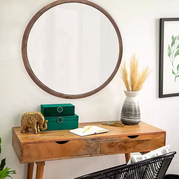 brown_fir_wood_round_wall_mirror_3.webp Brown Fir Wood Round Wall Mirror>Kirklands Home Sale