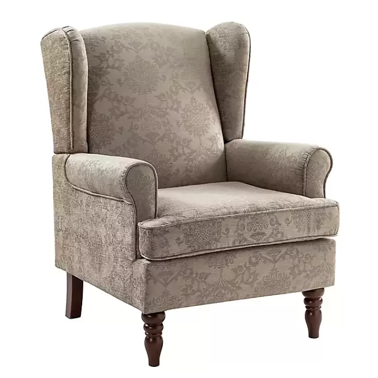 Floral Brocade Wingback Ella Armchair>Kirklands Home Hot