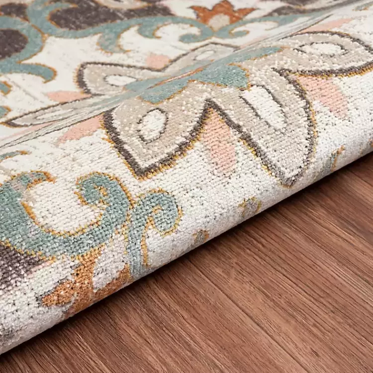 brown_floral_medallion_outdoor_area_rug_x_4.webp Brown Floral Medallion Outdoor Area Rug, 5x7>Kirklands Home Flash Sale
