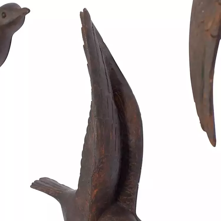 brown_flying_birds_wall_sculptures_set_of__4.webp Flying Birds Wall Sculptures, Set of 3>Kirklands Home Shop
