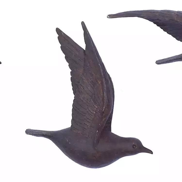 brown_flying_birds_wall_sculptures_set_of__6.webp Flying Birds Wall Sculptures, Set of 3>Kirklands Home Shop