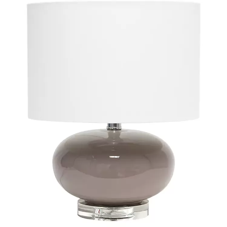 Glass Short Oval Table Lamp>Kirklands Home Shop