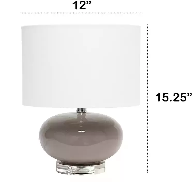brown_glass_short_oval_table_lamp_2.webp Glass Short Oval Table Lamp>Kirklands Home Shop