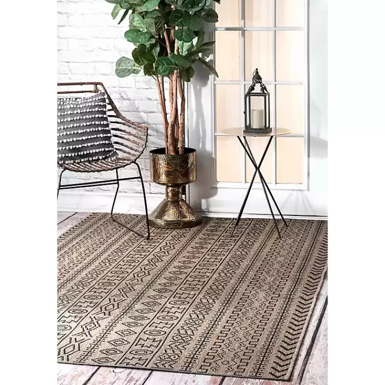 Jamie Outdoor Area Rug, 5x7>Kirklands Home Outlet