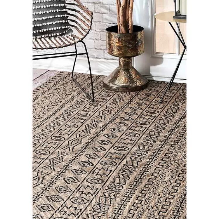 brown_jamie_outdoor_area_rug_x_3-1.webp Jamie Outdoor Area Rug, 5x7>Kirklands Home Outlet