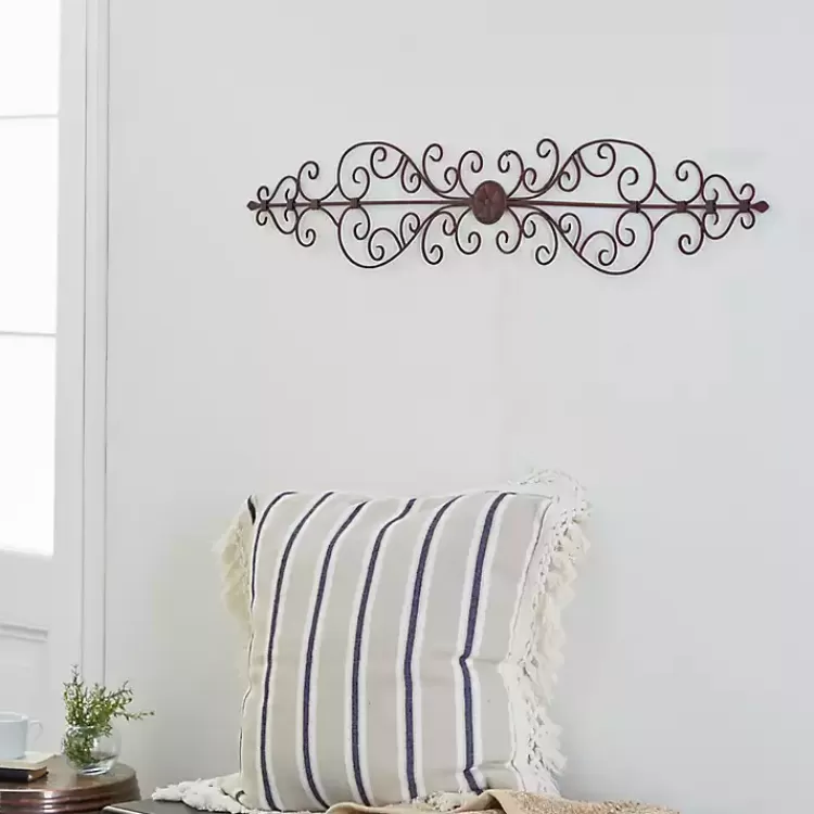 brown_metal_scroll_panel_wall_plaque_2.webp Metal Scroll Panel Wall Plaque>Kirklands Home Cheap