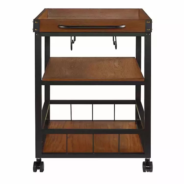 brown_norcross_industrial_rolling_bar_cart_3.webp Brown Norcross Industrial Rolling Bar Cart>Kirklands Home Cheap