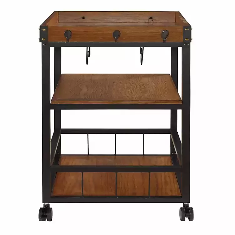 brown_norcross_industrial_rolling_bar_cart_4.webp Brown Norcross Industrial Rolling Bar Cart>Kirklands Home Cheap