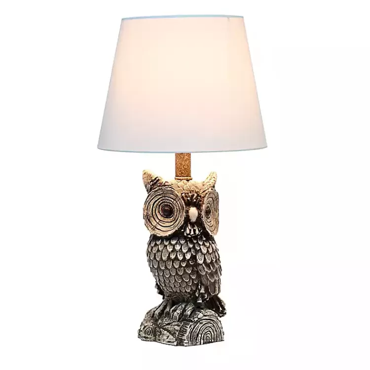 Brown Owl and Shade Table Lamp>Kirklands Home Flash Sale