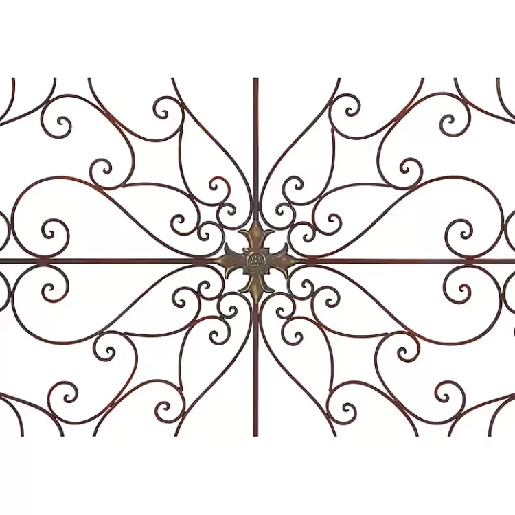 brown_patina_metal_floral_crest_wall_plaque_2.webp Patina Metal Floral Crest Wall Plaque>Kirklands Home Hot