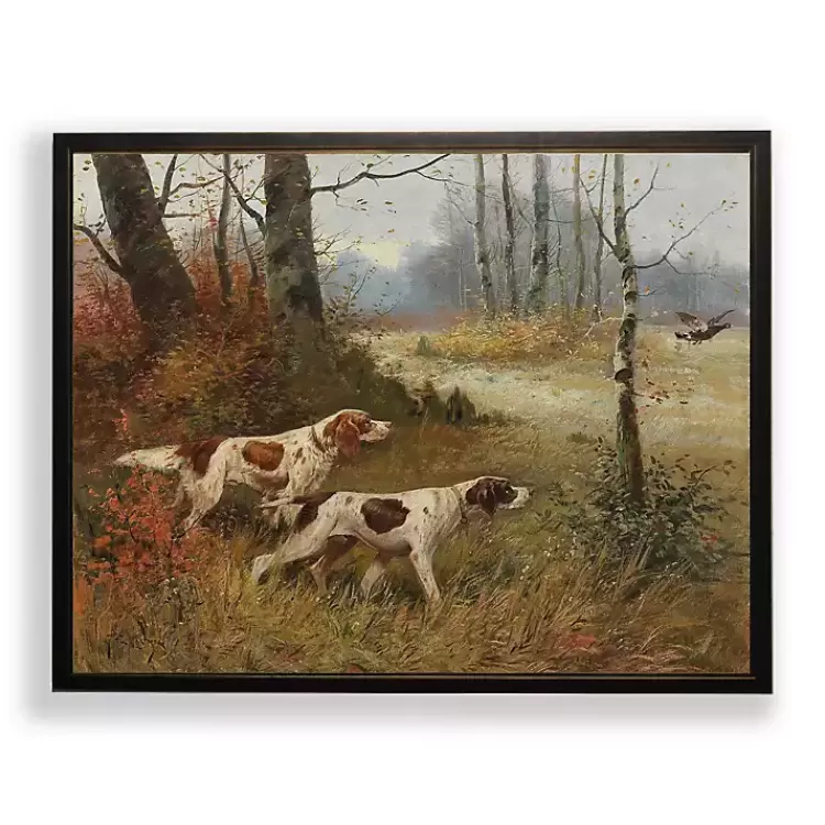Brown Pointer Dogs Framed Art Print>Kirklands Home Shop