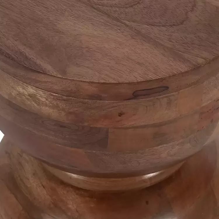 brown_polished_wood_hourglass_accent_table_3.webp Polished Wood Hourglass Accent Table>Kirklands Home Fashion