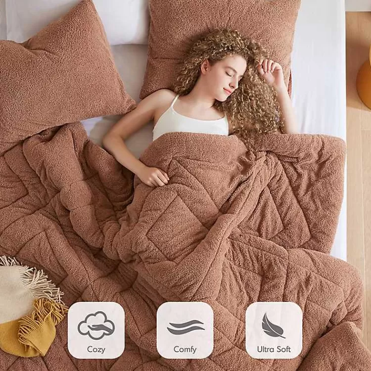 brown_quilted_teddy_pc_fullqueen_comforter_set_3.webp Quilted Teddy 3-pc. Full/Queen Comforter Set>Kirklands Home Cheap