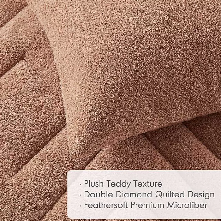 brown_quilted_teddy_pc_fullqueen_comforter_set_4.webp Quilted Teddy 3-pc. Full/Queen Comforter Set>Kirklands Home Cheap