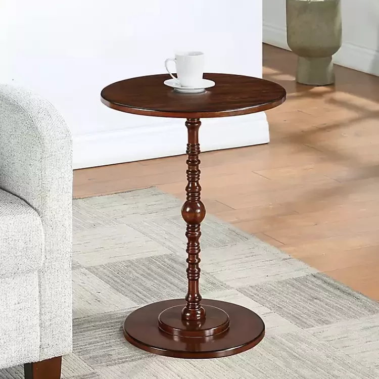 Santel Spindle Accent Table>Kirklands Home Discount