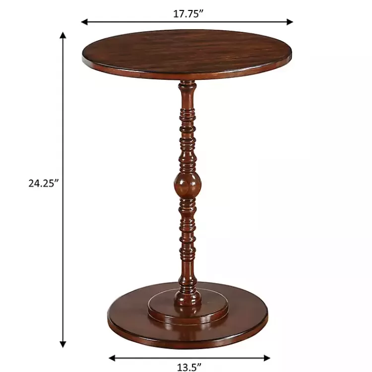 brown_santel_spindle_accent_table_4.webp Santel Spindle Accent Table>Kirklands Home Discount