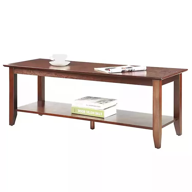 brown_simple_rectangular_coffee_table_2.webp Simple Rectangular Coffee Table>Kirklands Home Cheap