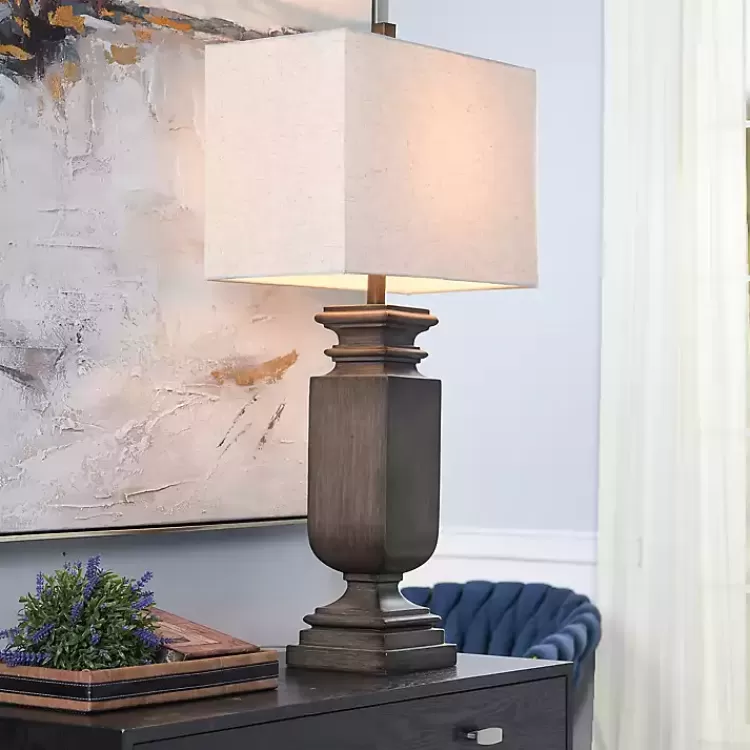 brown_traditional_rectangular_table_lamp_5.webp Brown Traditional Rectangular Table Lamp>Kirklands Home Online
