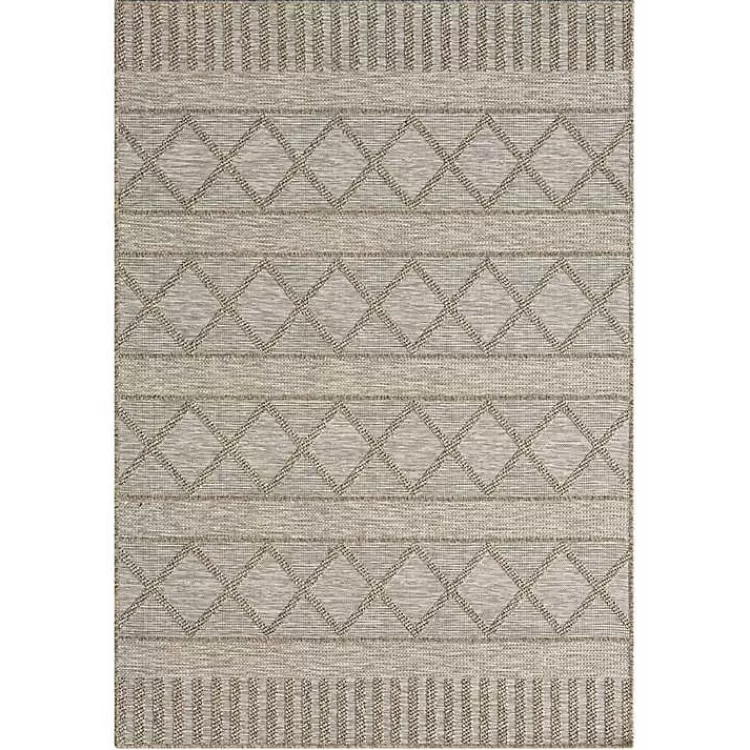 Transitional Stripes Indoor/Outdoor Rug, 5x7>Kirklands Home Best