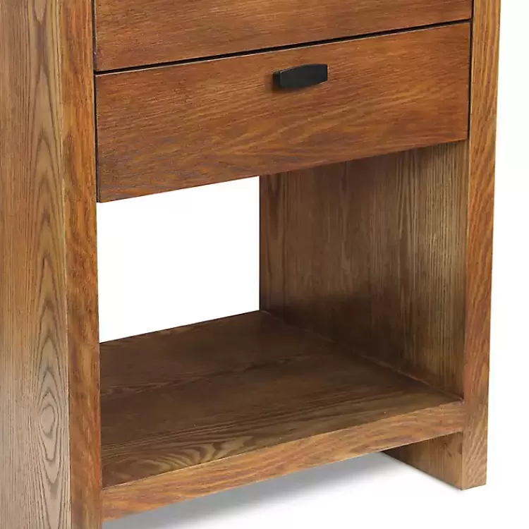 brown_vivara_drawer_nightstand_10.webp Vivara 2-Drawer Nightstand>Kirklands Home Best