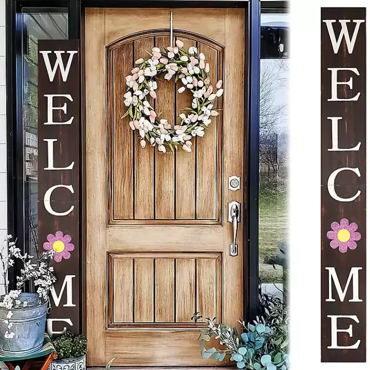 Welcome Spring Porch Board>Kirklands Home Best Sale