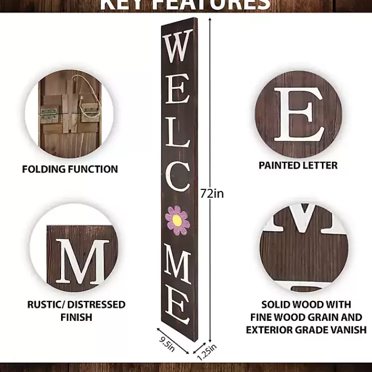 Welcome Spring Porch Board>Kirklands Home Best Sale