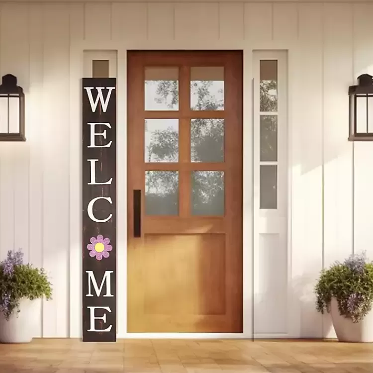 brown_welcome_spring_porch_board_2.webp Welcome Spring Porch Board>Kirklands Home Best Sale