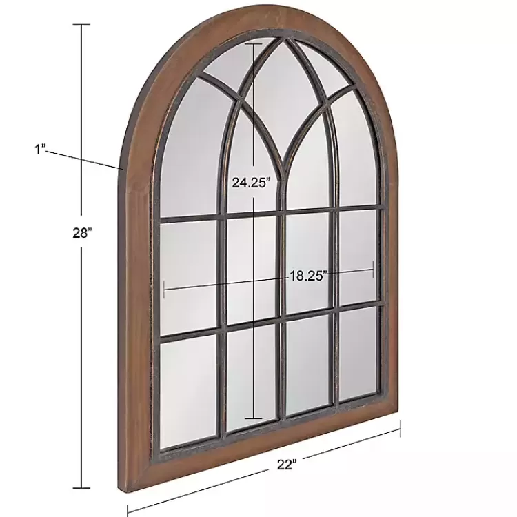 brown_windowpane_arch_nala_mirror_4.webp Windowpane Arch Nala Mirror>Kirklands Home Best