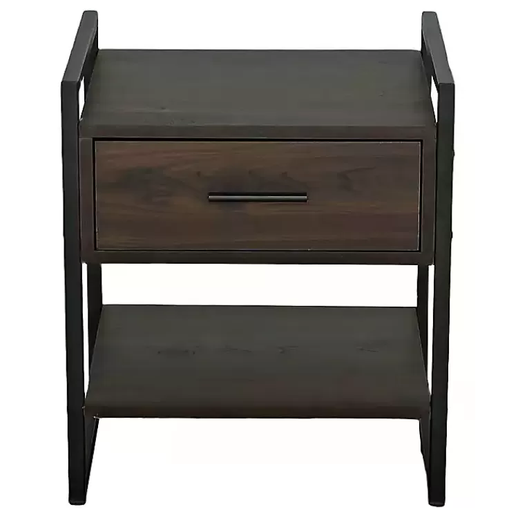 brown_wood__black_metal_frame_nightstand_2.webp Wood & Black Metal Frame Nightstand>Kirklands Home Online