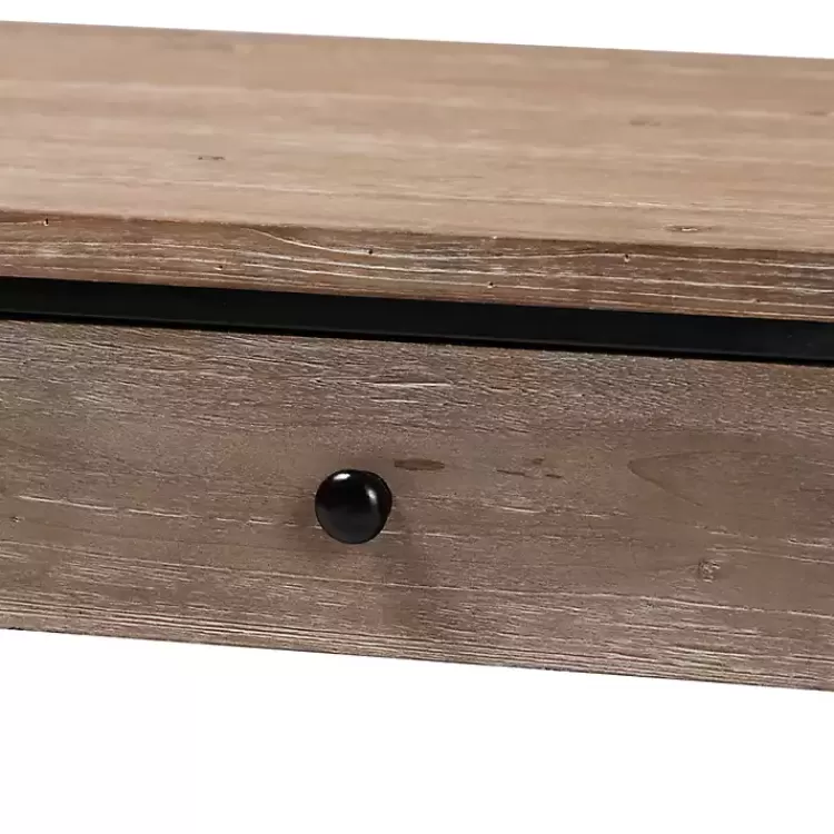 brown_wood_and_metal_drawer_coffee_table_4.webp Wood and Metal 2-Drawer Coffee Table>Kirklands Home Cheap