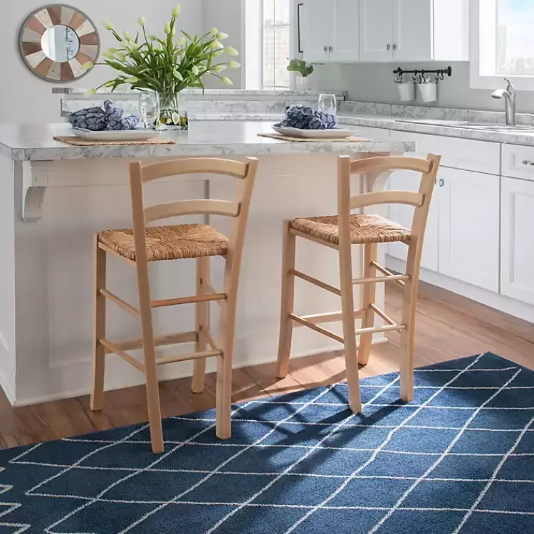 Wood and Seagrass Counter Stools, Set of 2>Kirklands Home Hot