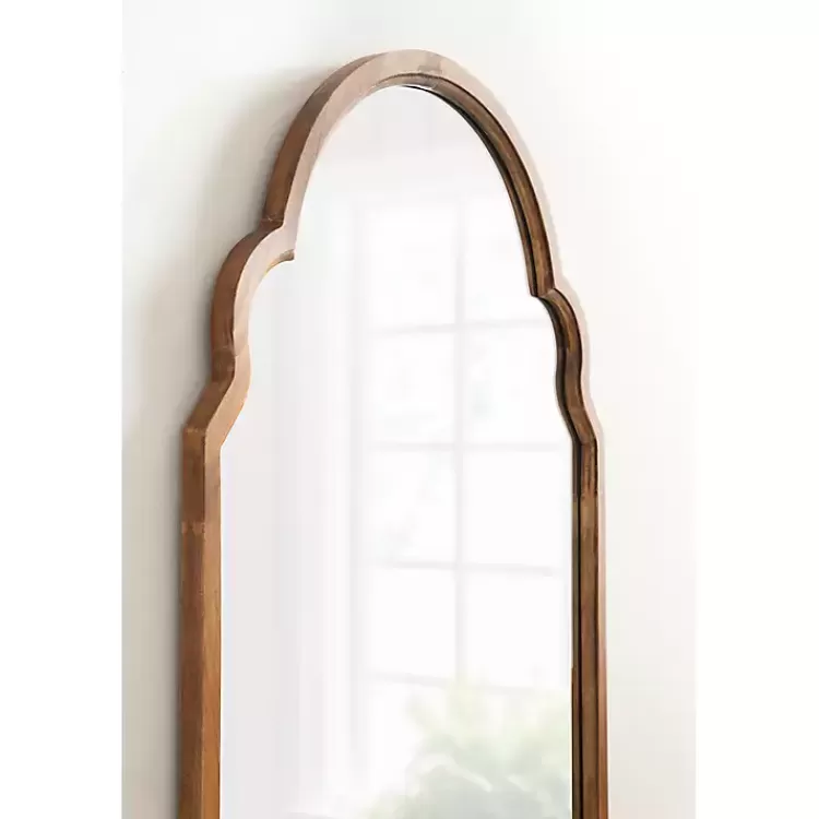 brown_wood_arch_hogan_wall_mirror_7.webp Brown Wood Arch Hogan Wall Mirror>Kirklands Home Store