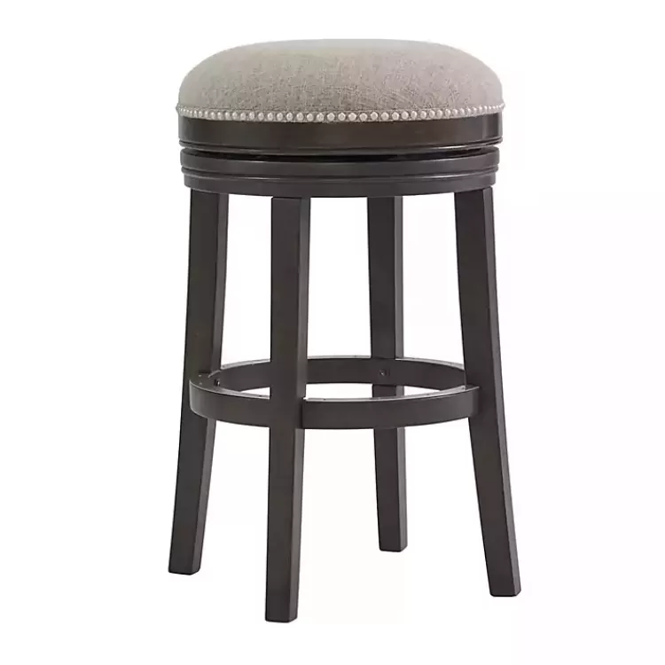 brown_wood_backless_swivel_pc_bar_stool_set_2.webp Brown Wood Backless Swivel 2-pc. Bar Stool Set>Kirklands Home Flash Sale