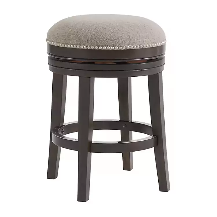 brown_wood_backless_swivel_pc_counter_stool_set_2.webp Brown Wood Backless Swivel 2-pc. Counter Stool Set>Kirklands Home Store