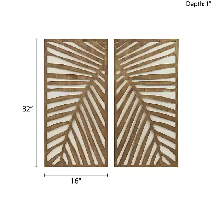 brown_wood_birch_palms_wall_plaques_set_of__6.webp Brown Wood Birch Palms Wall Plaques, Set of 2>Kirklands Home Shop