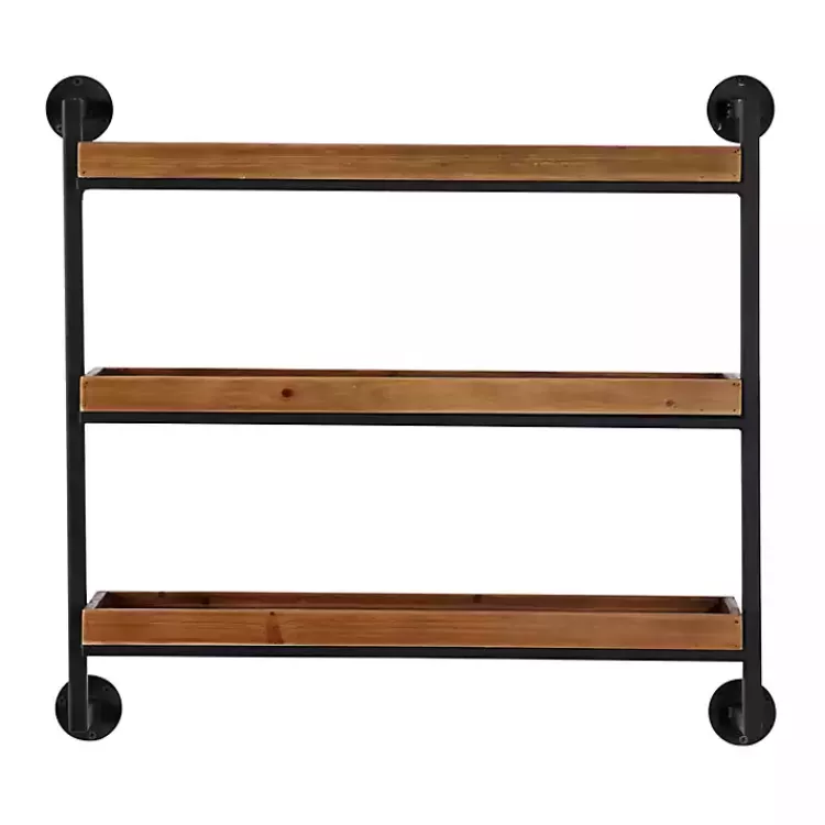 brown_wood_black_metal_pipe_frame_wall_shelf_3.webp Brown Wood Black Metal Pipe Frame Wall Shelf>Kirklands Home Cheap